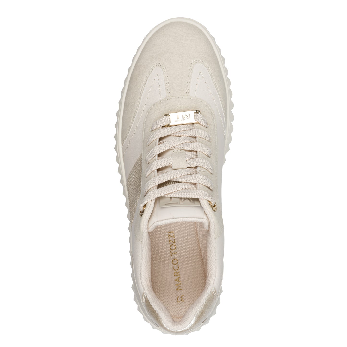 MT Flatform Trainers - Cream/Beige