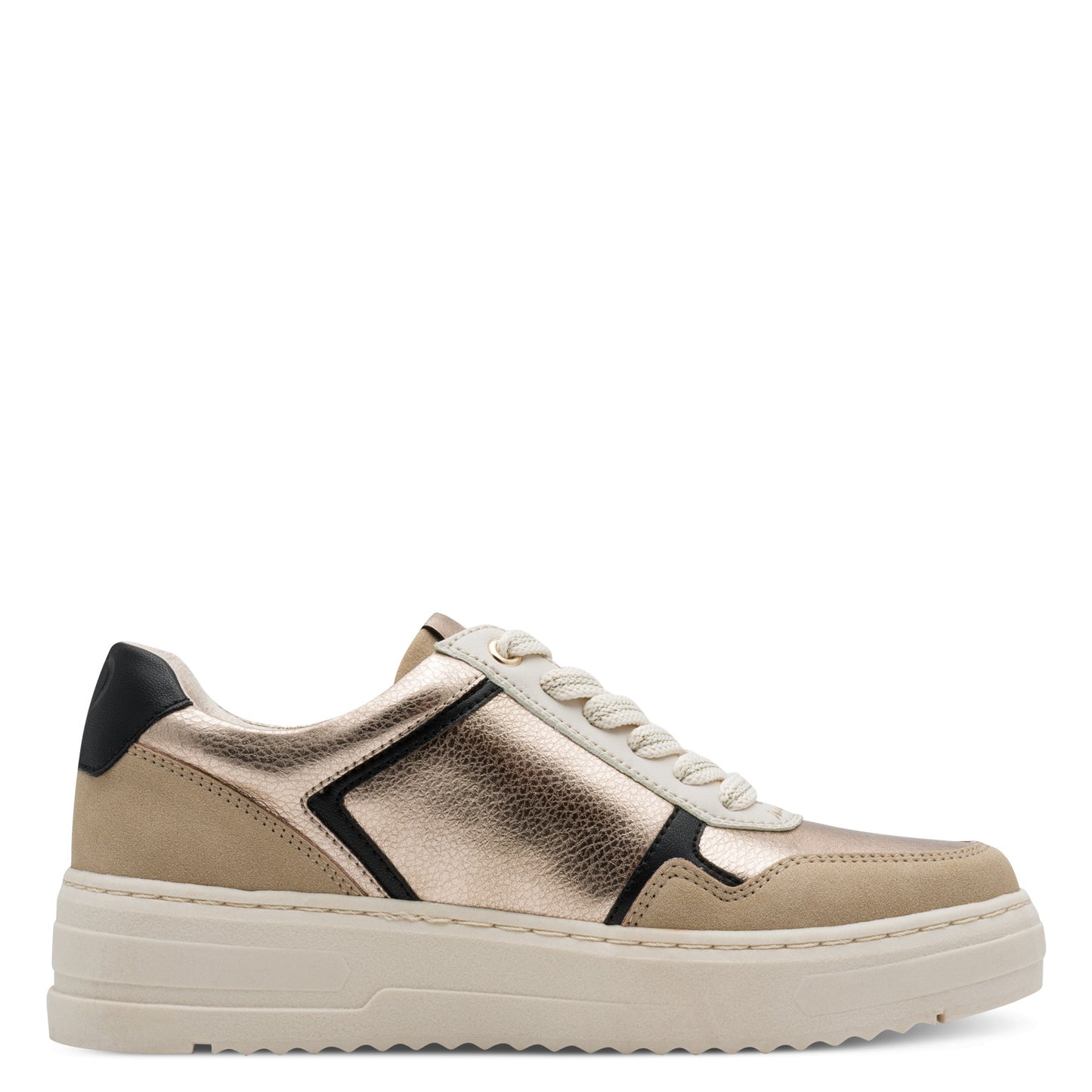 MT Lace up Trainers - Champagne Comb