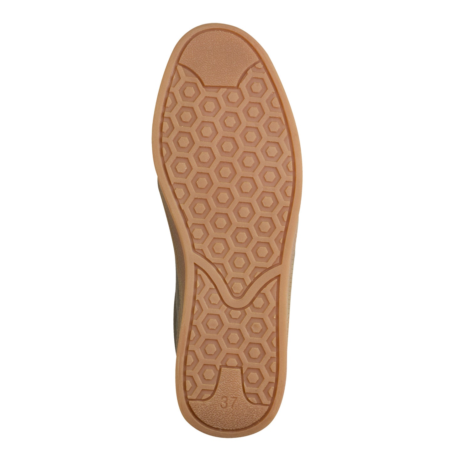 MT Khaki Fluffy Edge Trainers - Taupe Comb