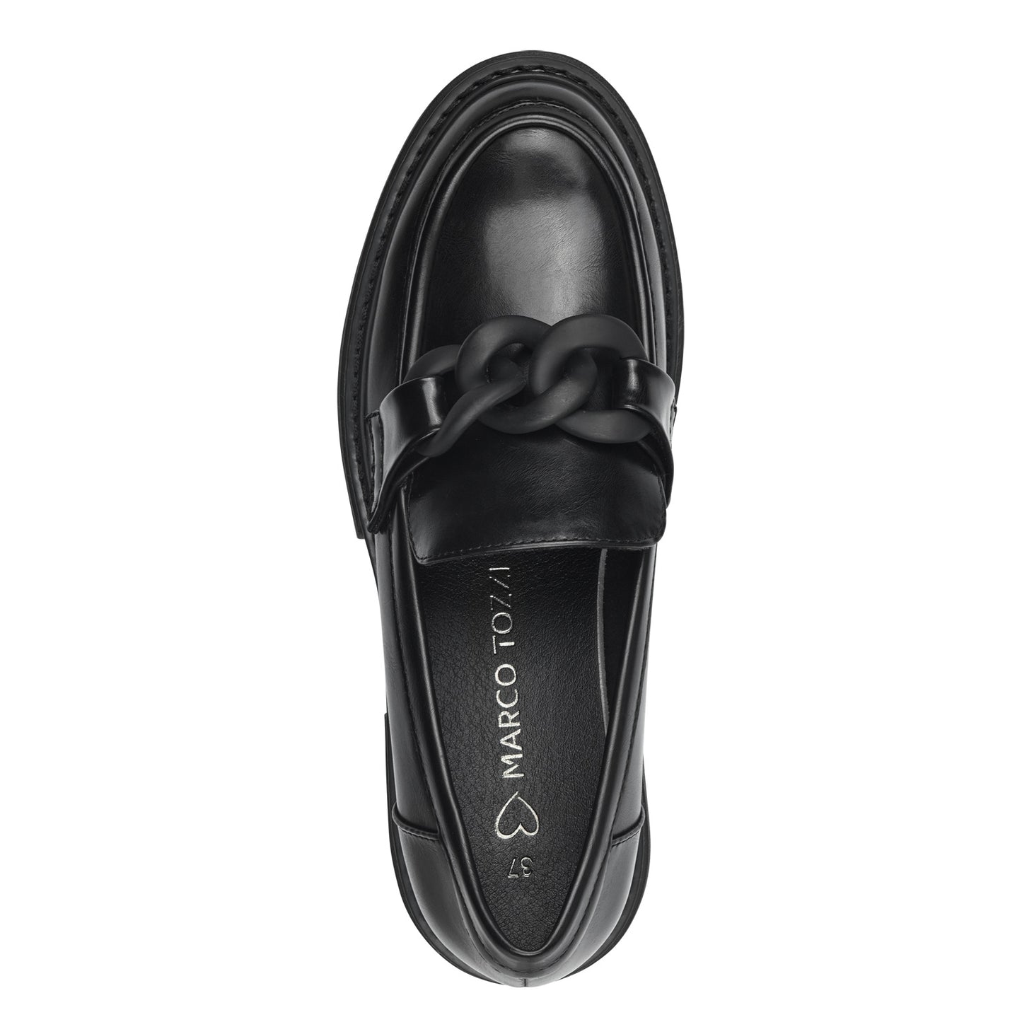 MT Chain Loafers - Black Brush