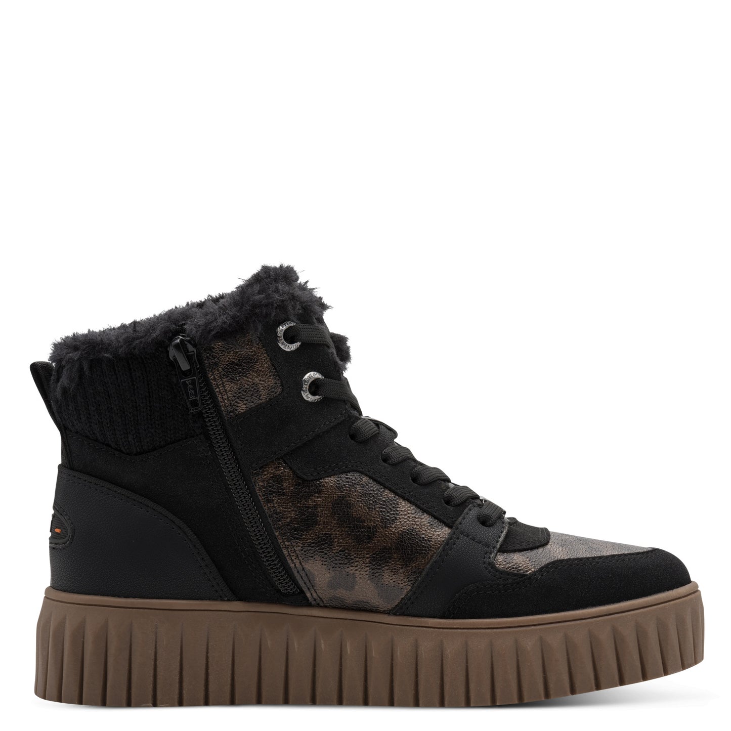 MT Fur Lined High Tops - black
