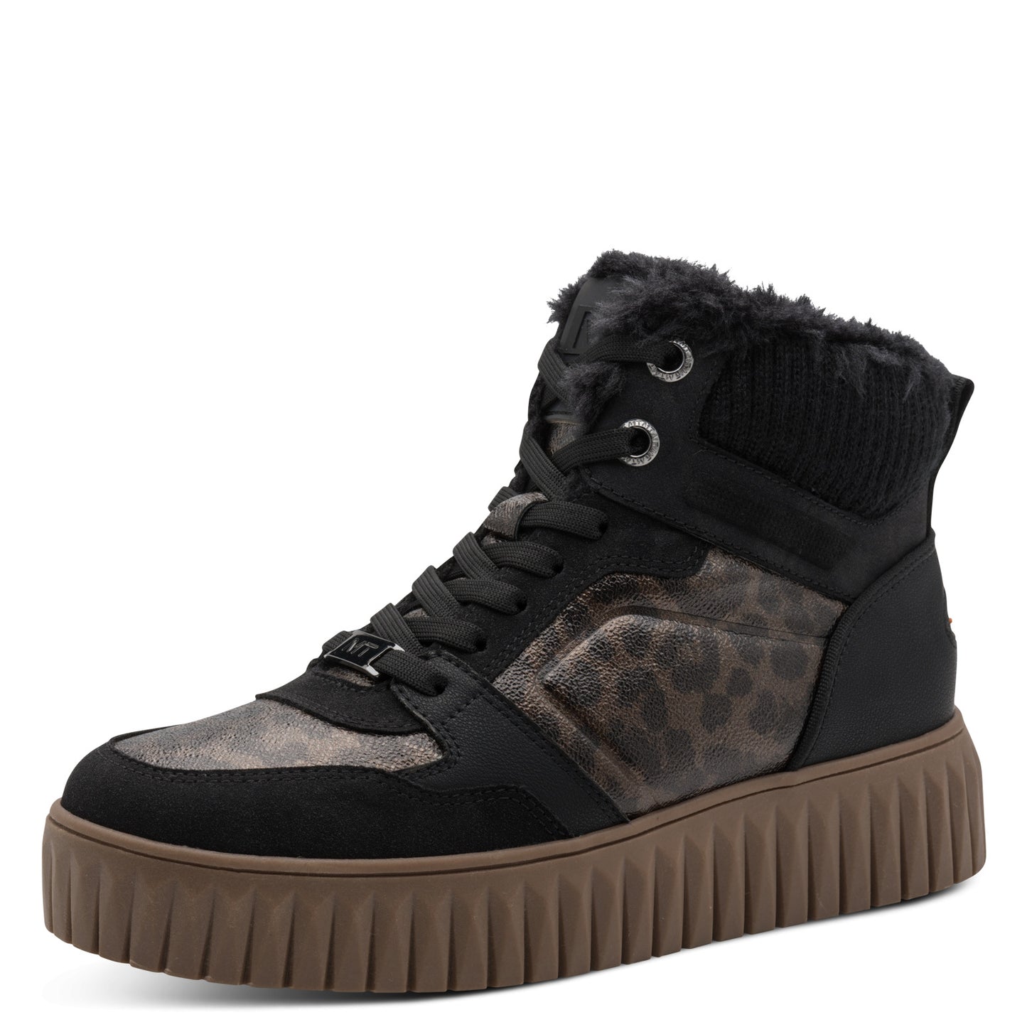 MT Fur Lined High Tops - black