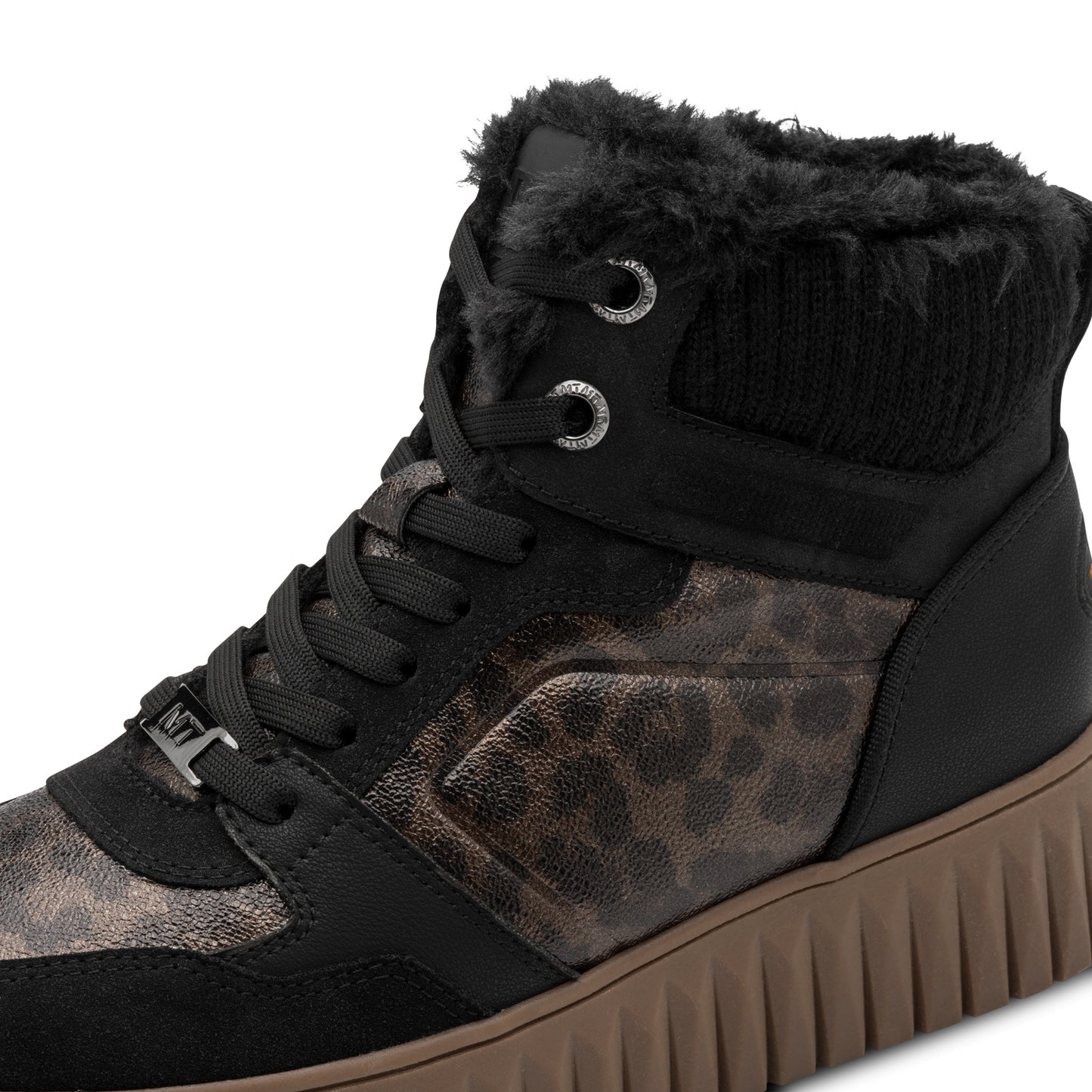 MT Fur Lined High Tops - black