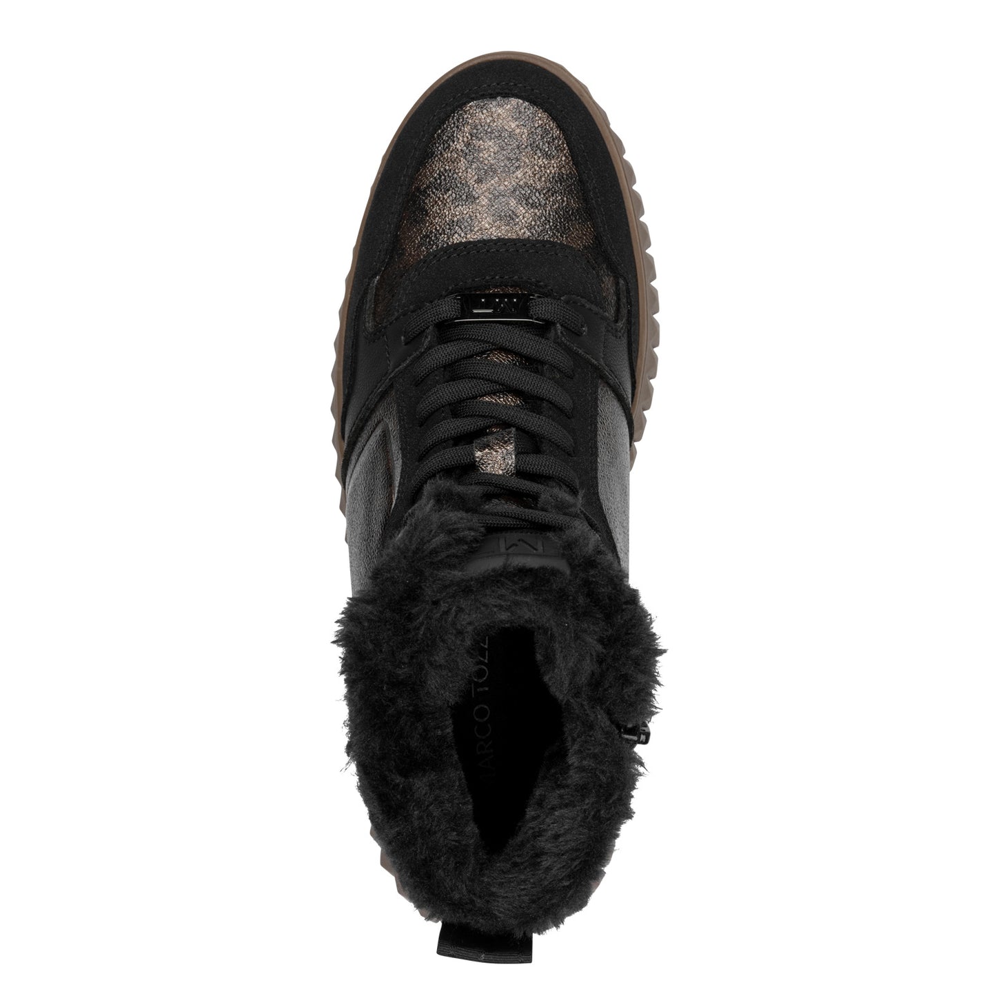MT Fur Lined High Tops - black