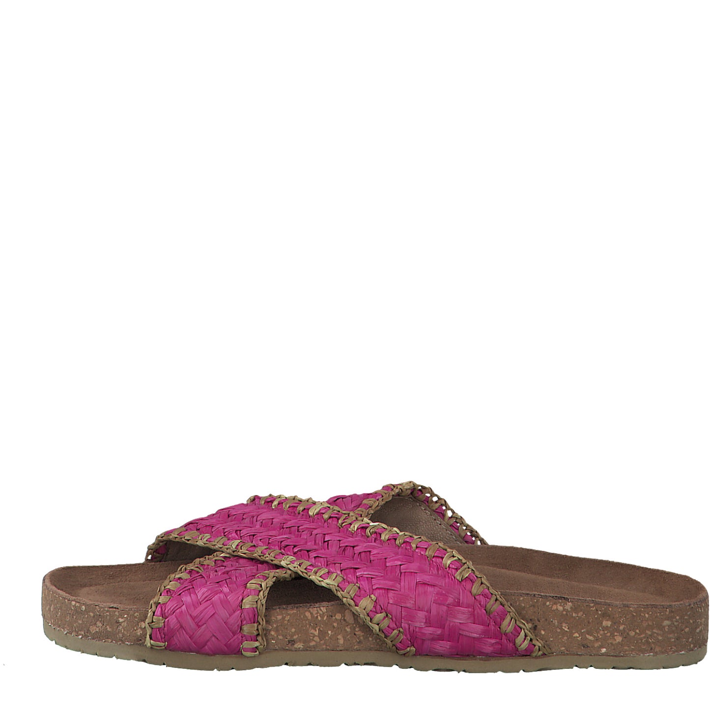 MT stitched sandals - fushia