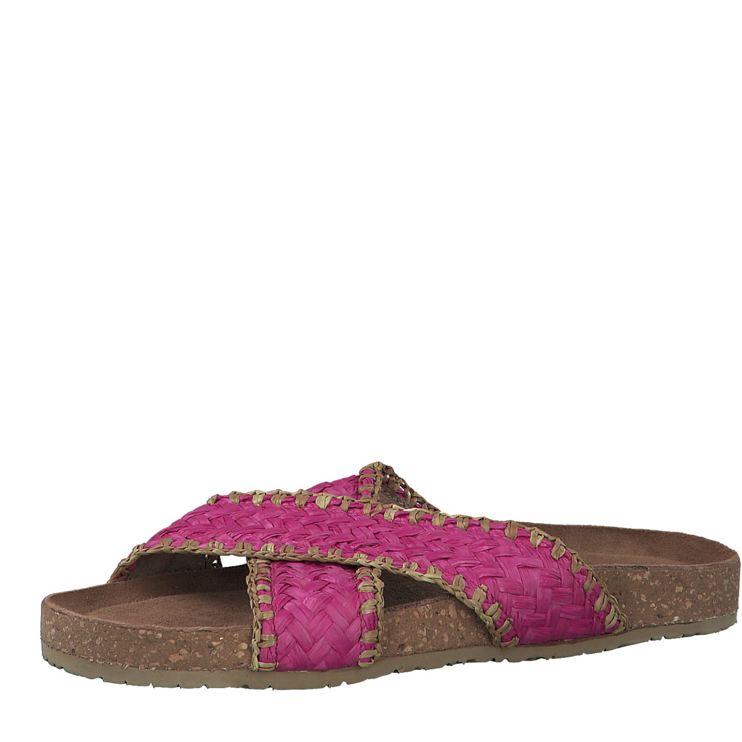 MT stitched sandals - fushia