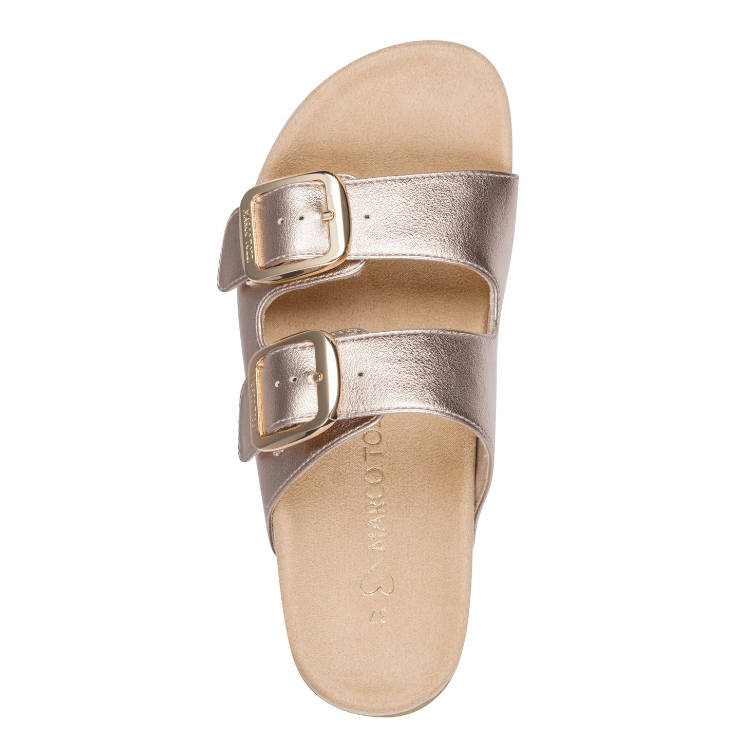 MT Buckle Sandals - platinum
