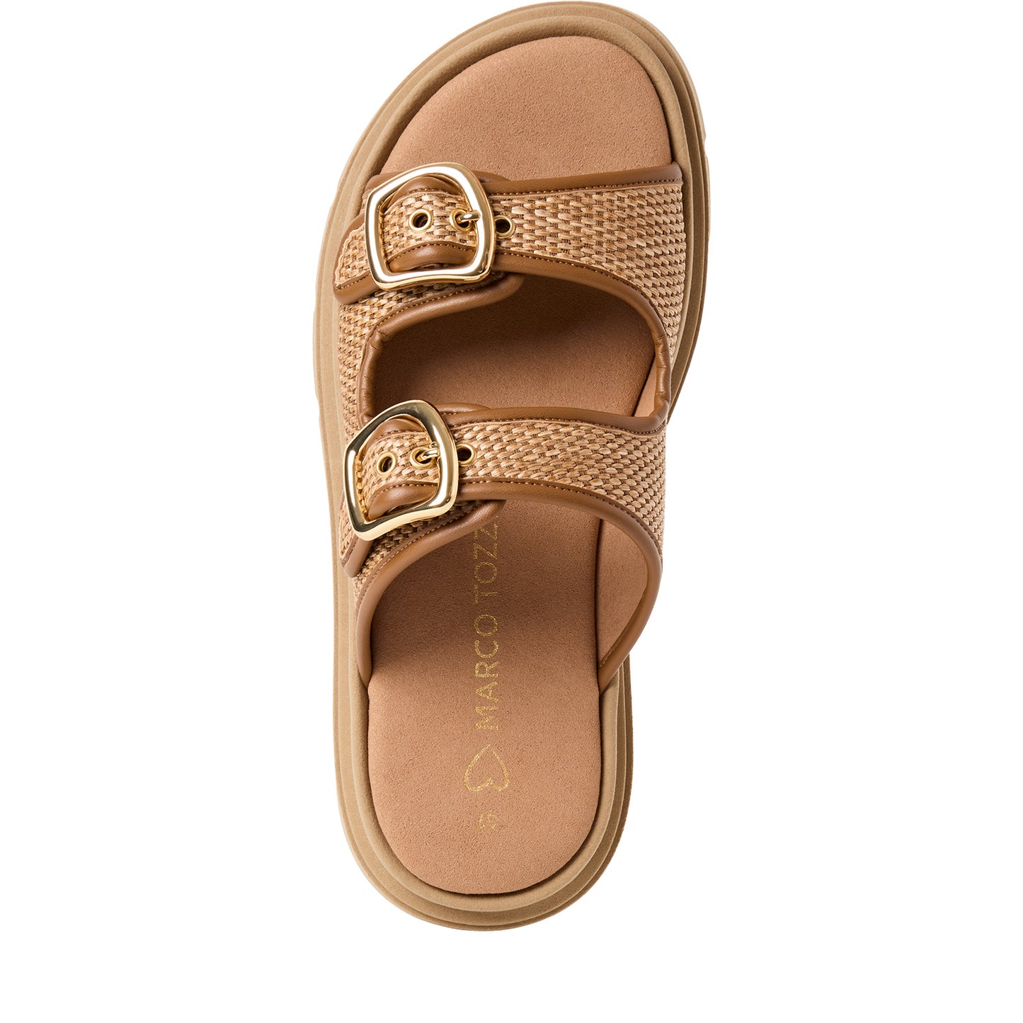 MT Double Buckle Sandals - Nature Comb
