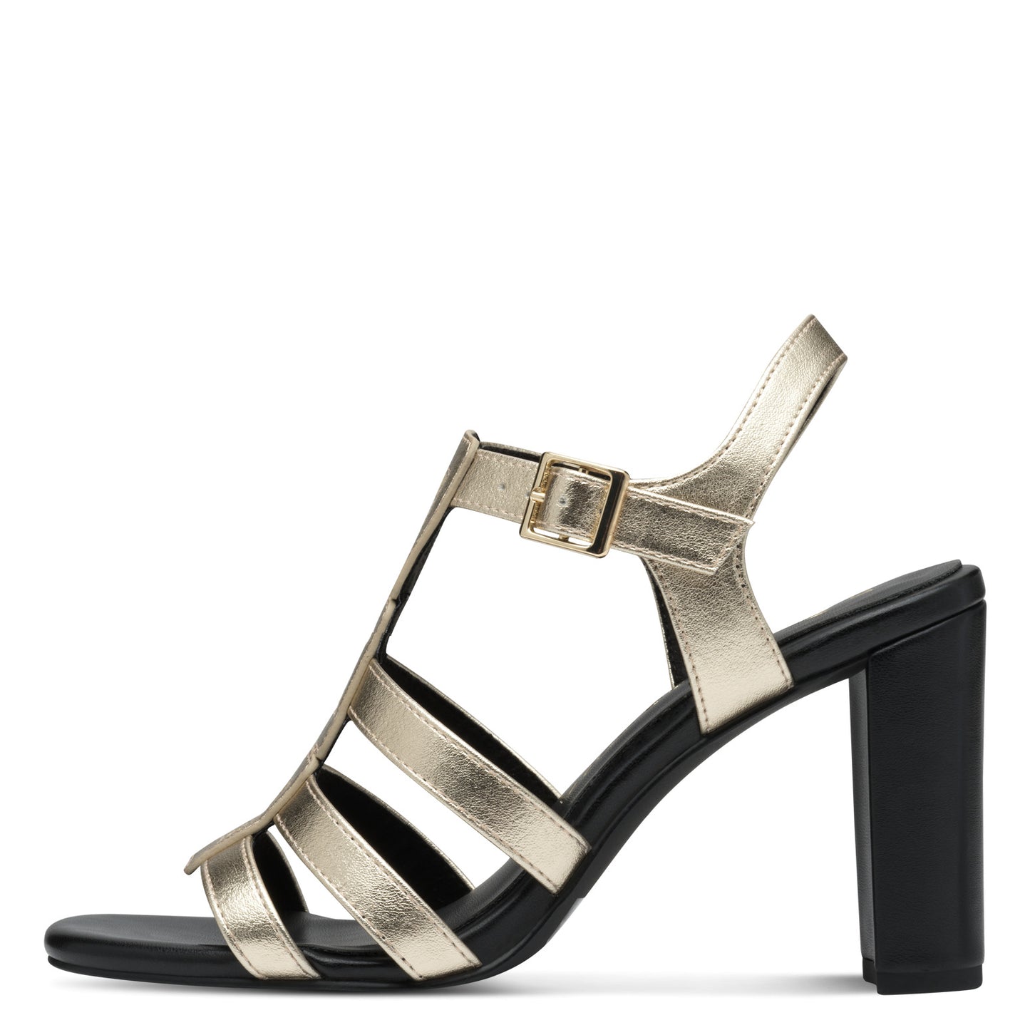 MT Strappy Heels - gold