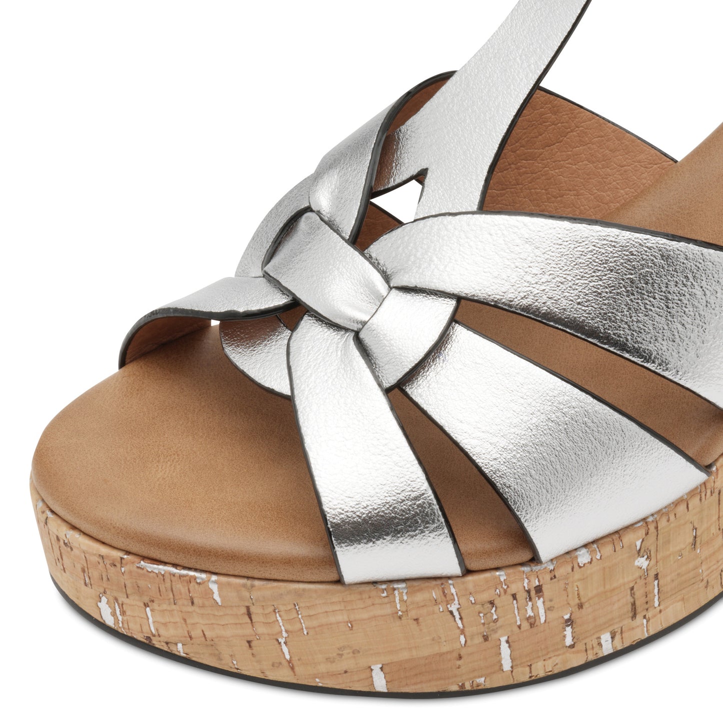 MT Strappy Heels - Silver