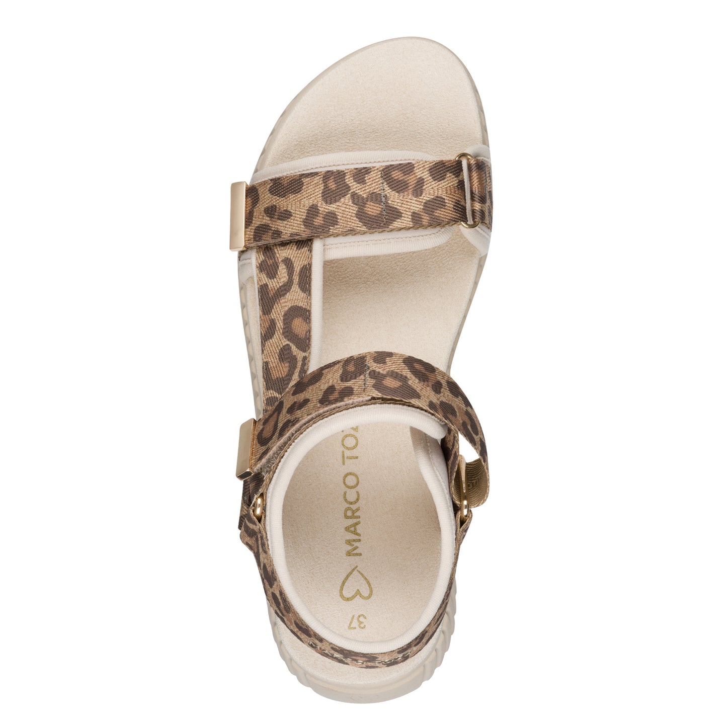 MT Animal Print Sandals - Leo Dune Comb