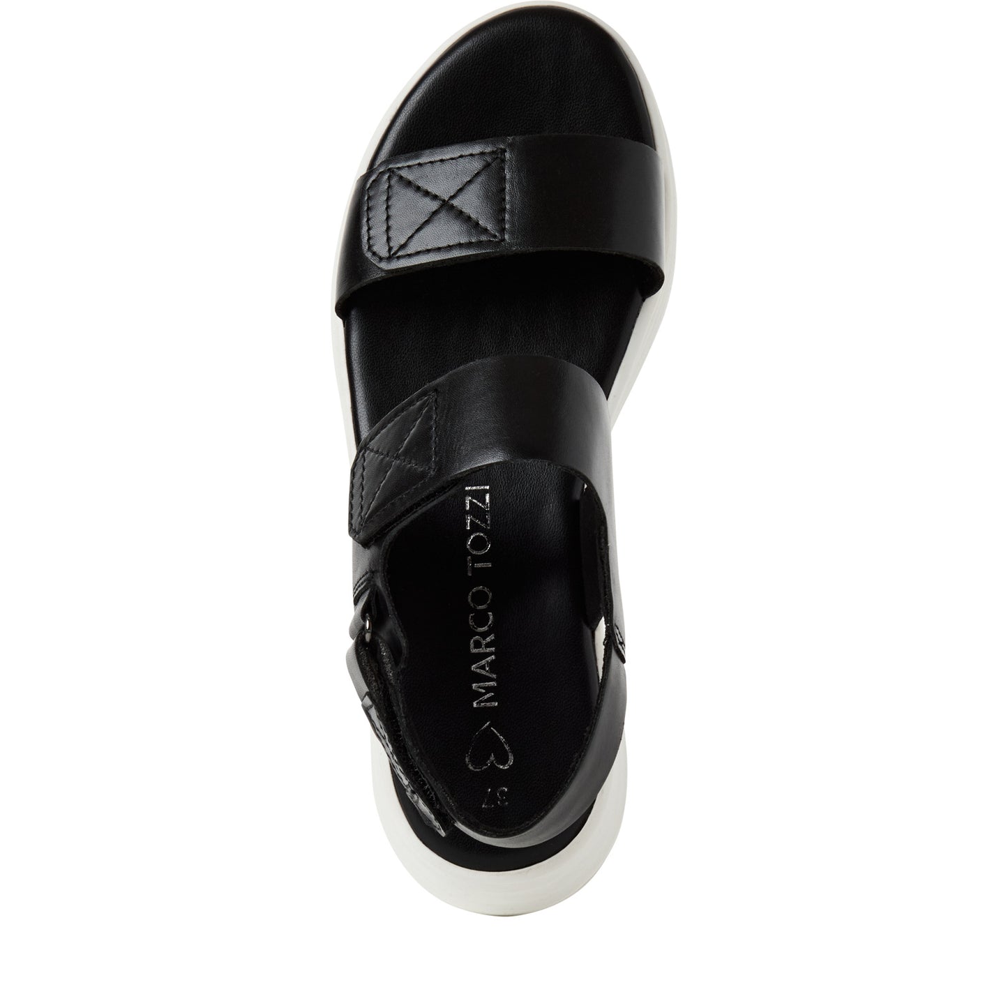 MT Velcro Strap Sandal - Black