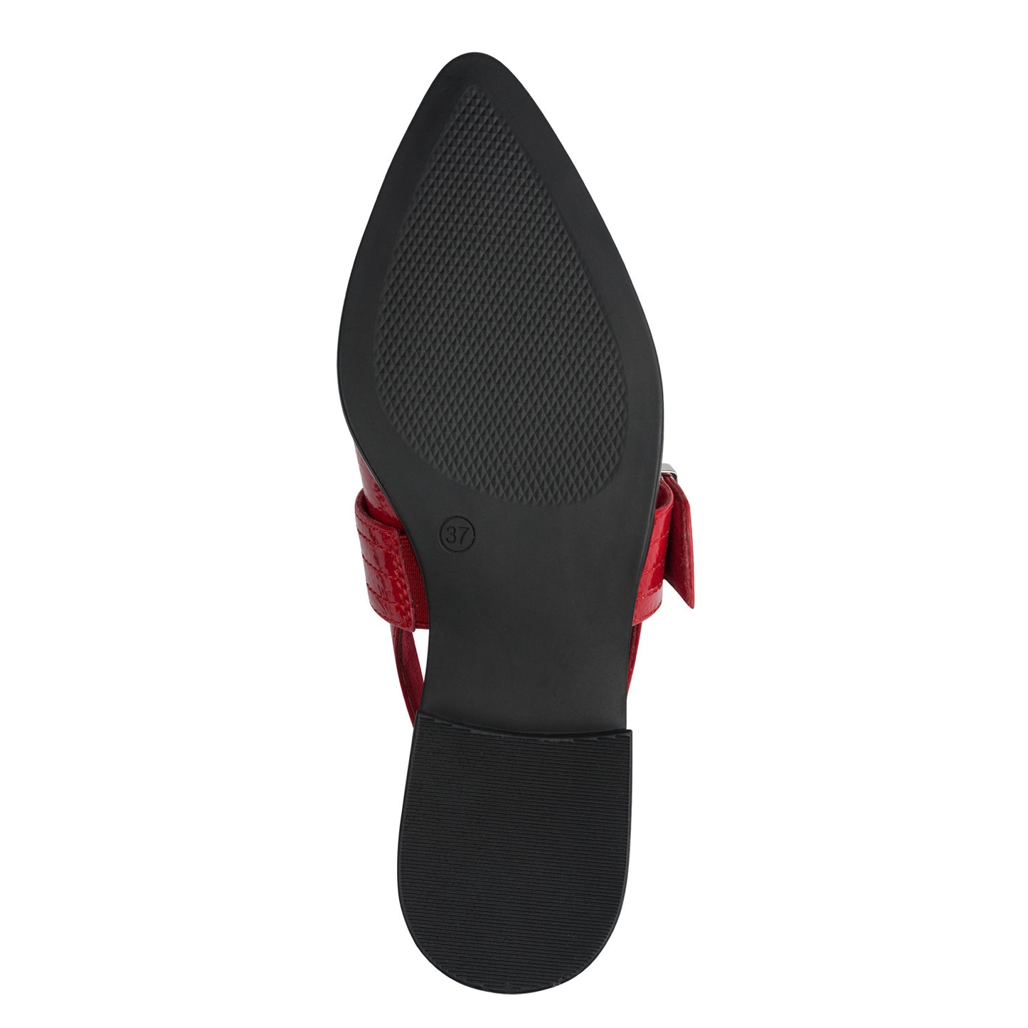 MT Flat Slingback - Red Patent