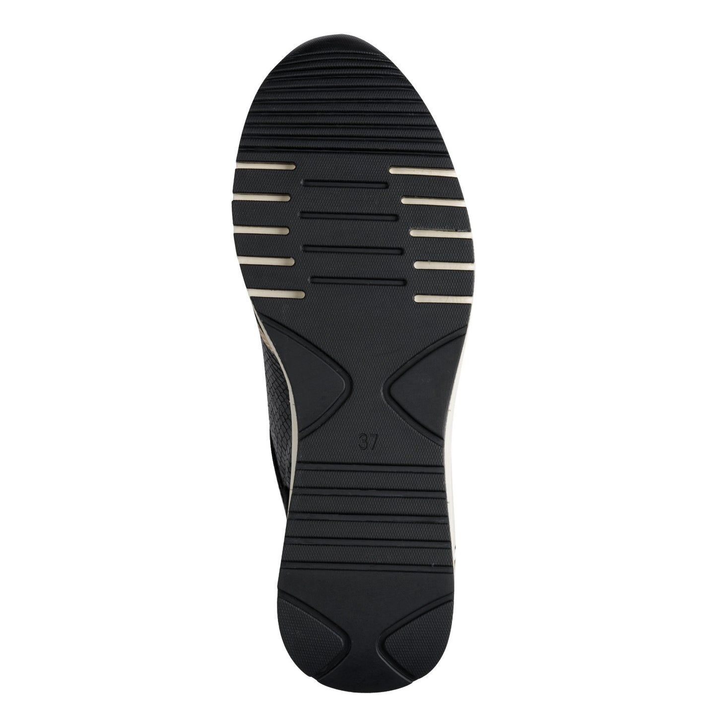MT Wedge Lace Trainers - Black/Gold