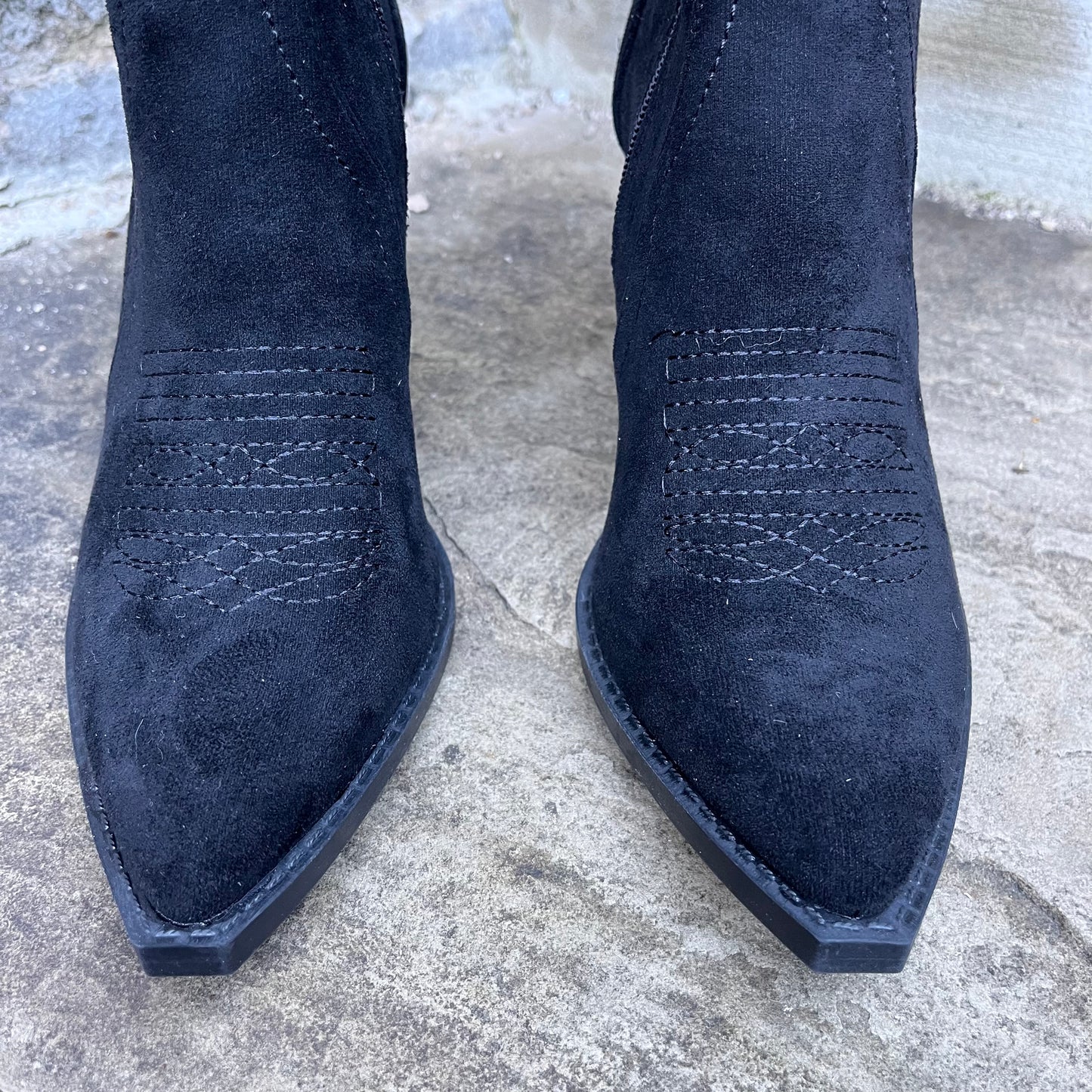 Western boots - black
