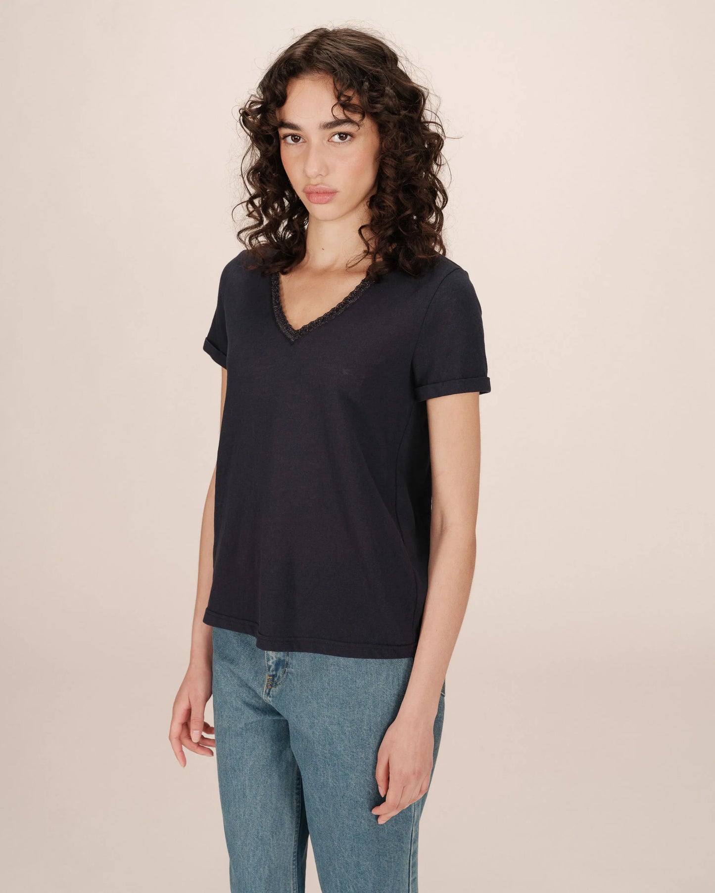 Grace & Mila Space Tee - navy