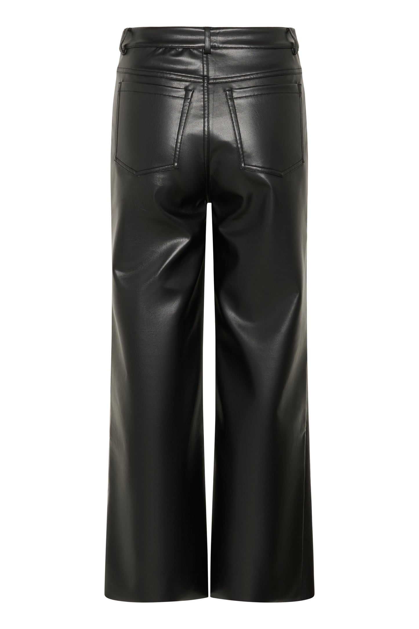Kaffe Mikka Faux Leather Pants - black