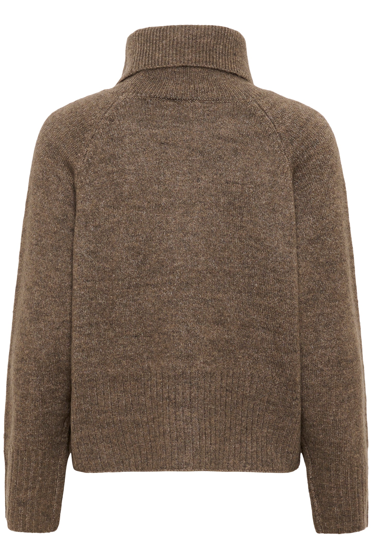 Kaffe Erin Rollneck - brown melange
