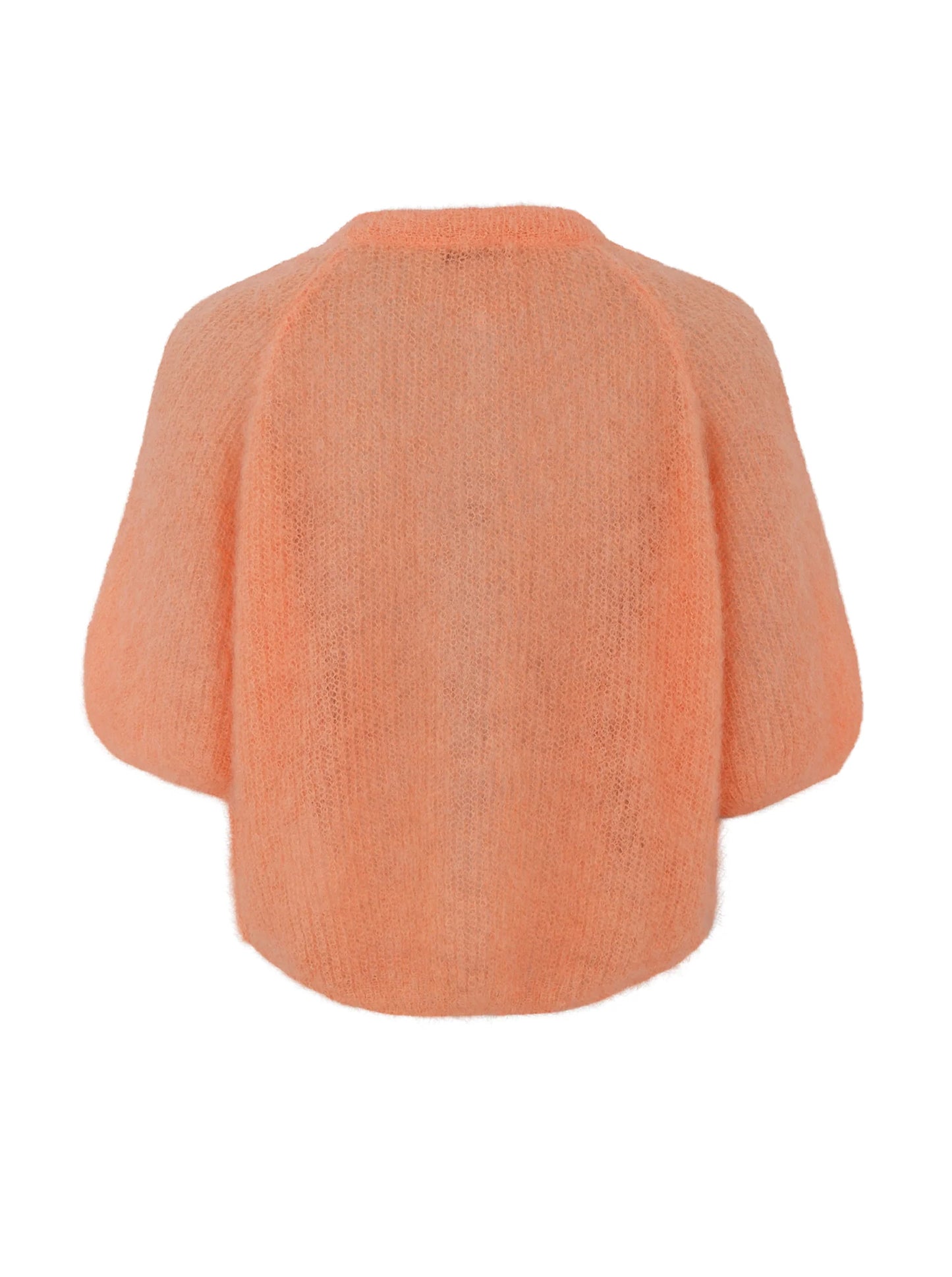 BC Bjoerk Patent Knitted Cardigan - Peach