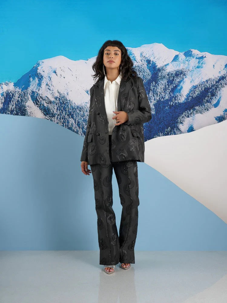 Ghospell Jacquard Blazer