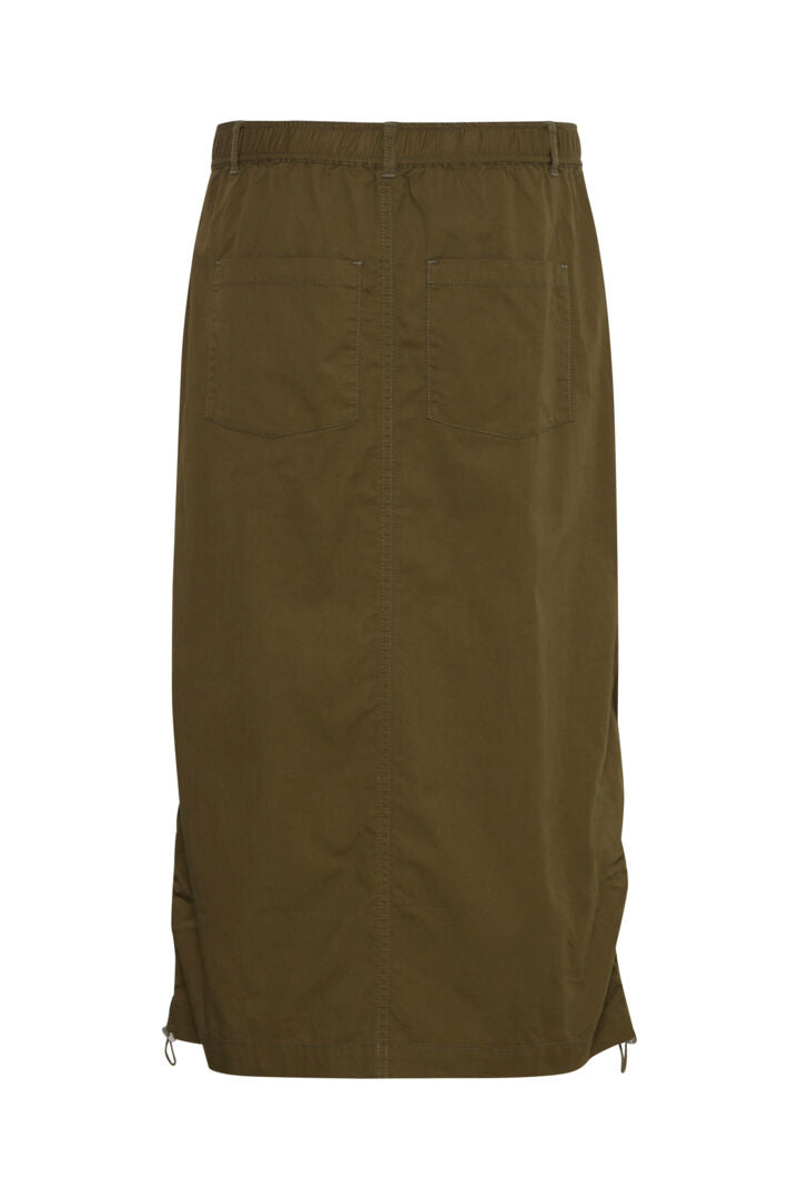 Fransa June Skirt - Dark Olive