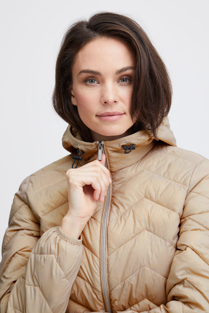 Fransa Padding Coat - Oxford Tan