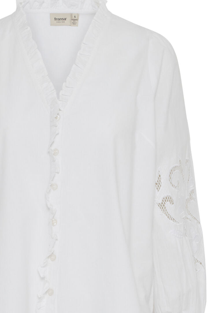Fransa Emme Shirt - White