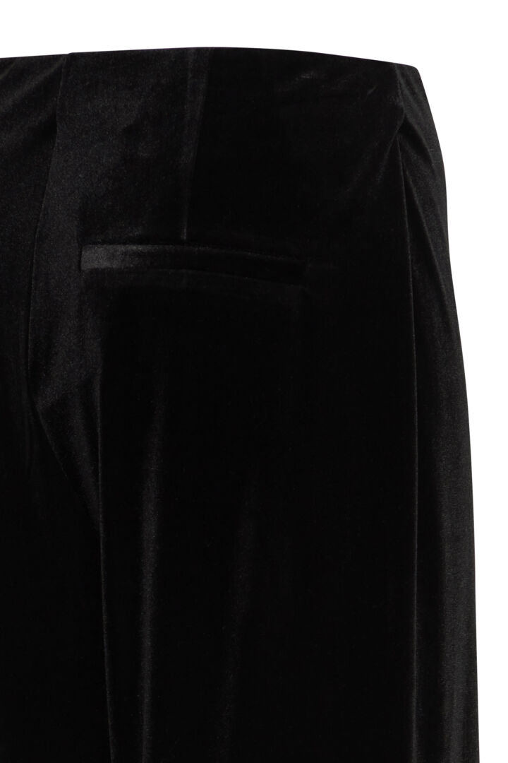 ICHI Velvetty Pants - Black
