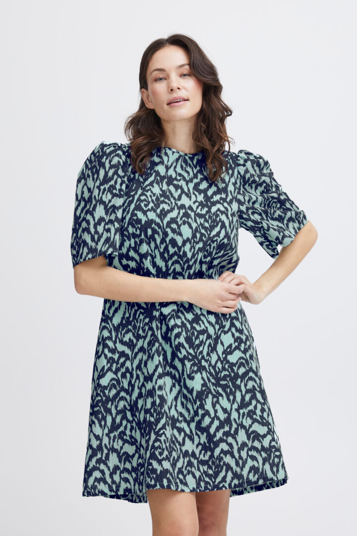 Fransa Sanka Dress - Brook Green