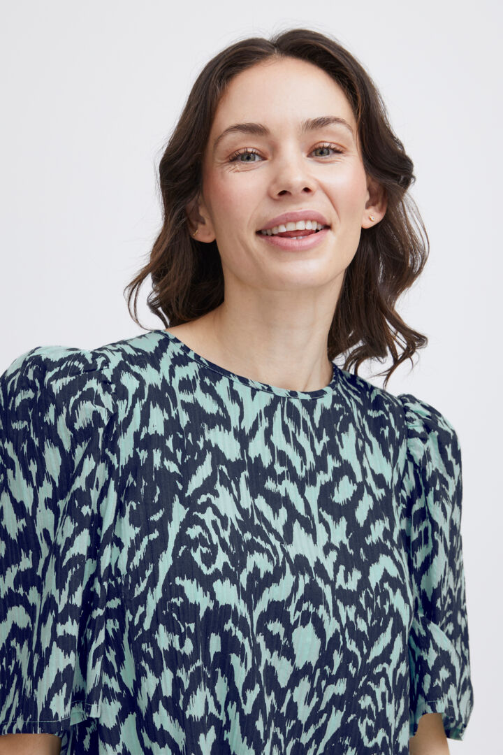 Fransa Sanka Dress - Brook Green