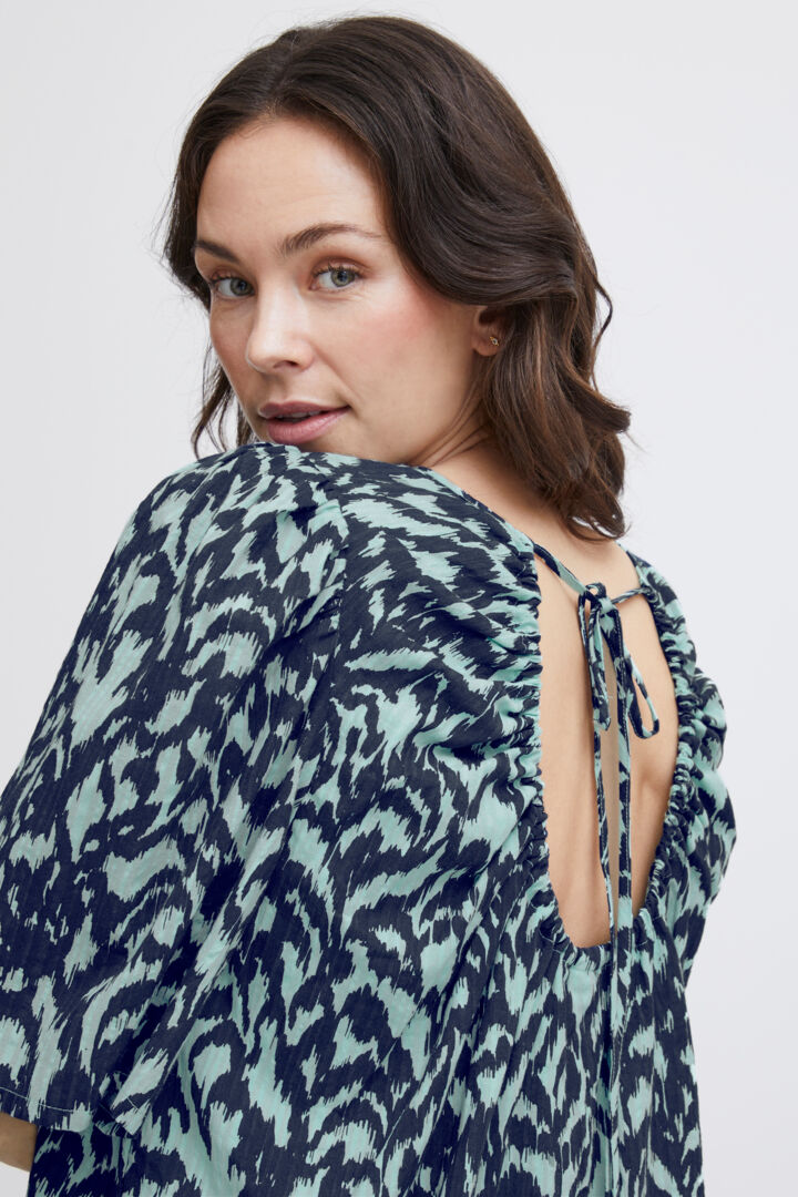 Fransa Sanka Dress - Brook Green