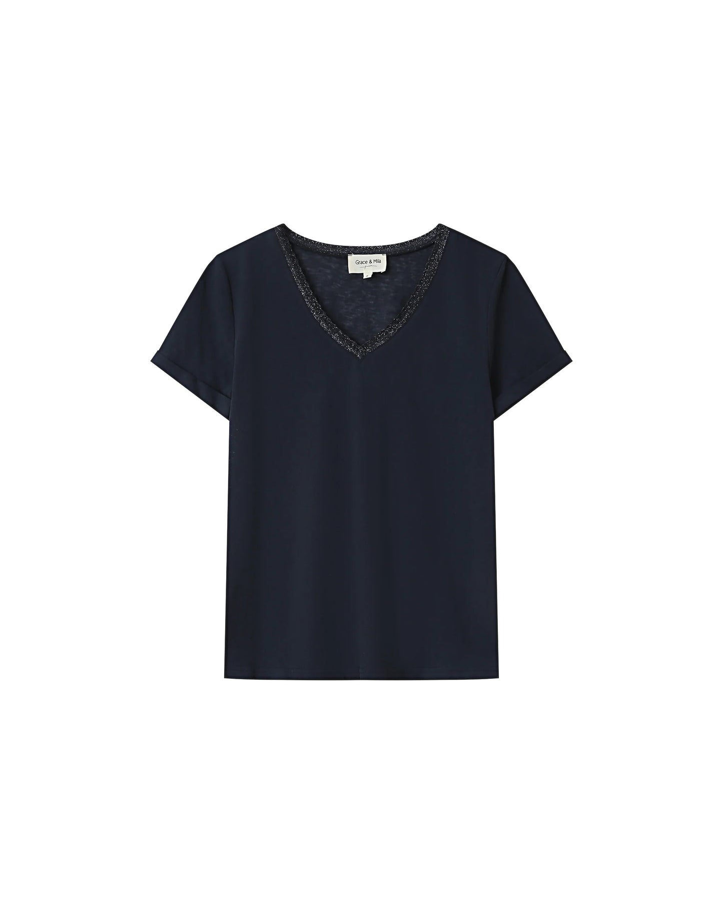 Grace & Mila Space Tee - navy