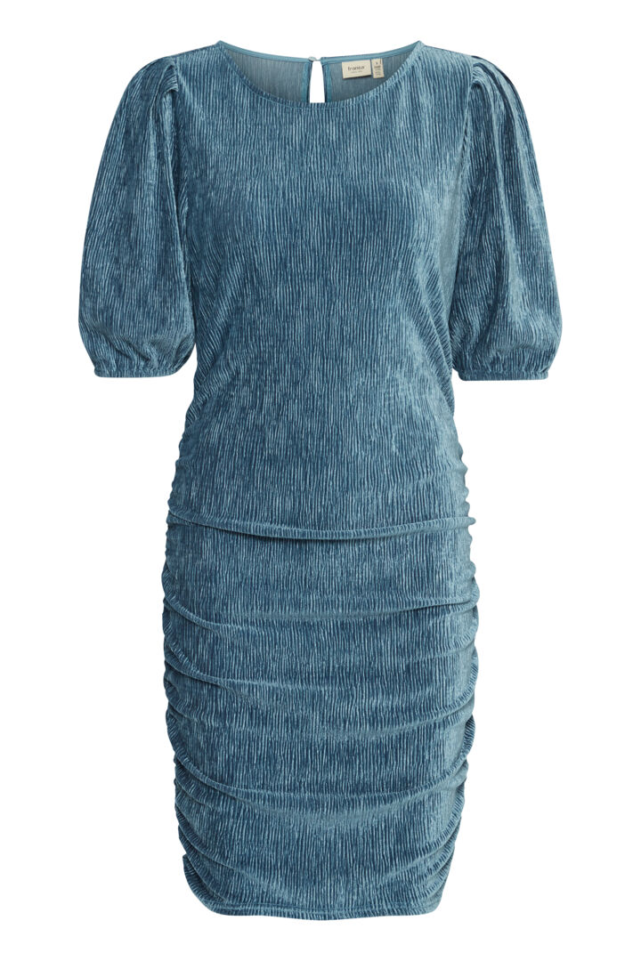 Fransa Calista Dress - Bluestone