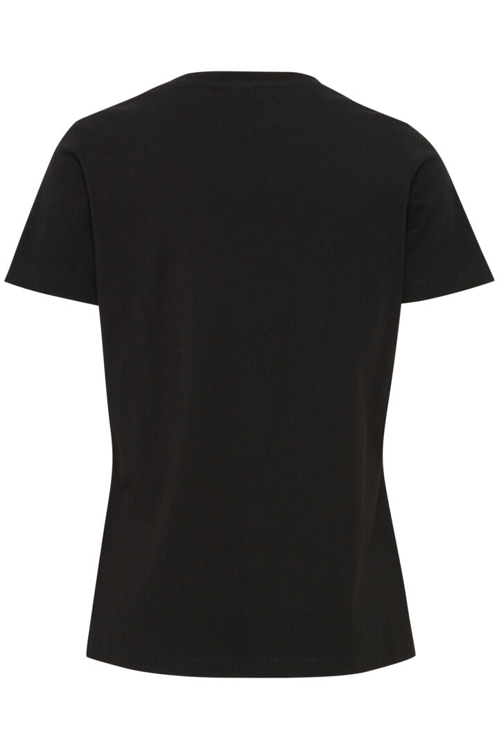 Fransa Valentina Tee - Black Mix
