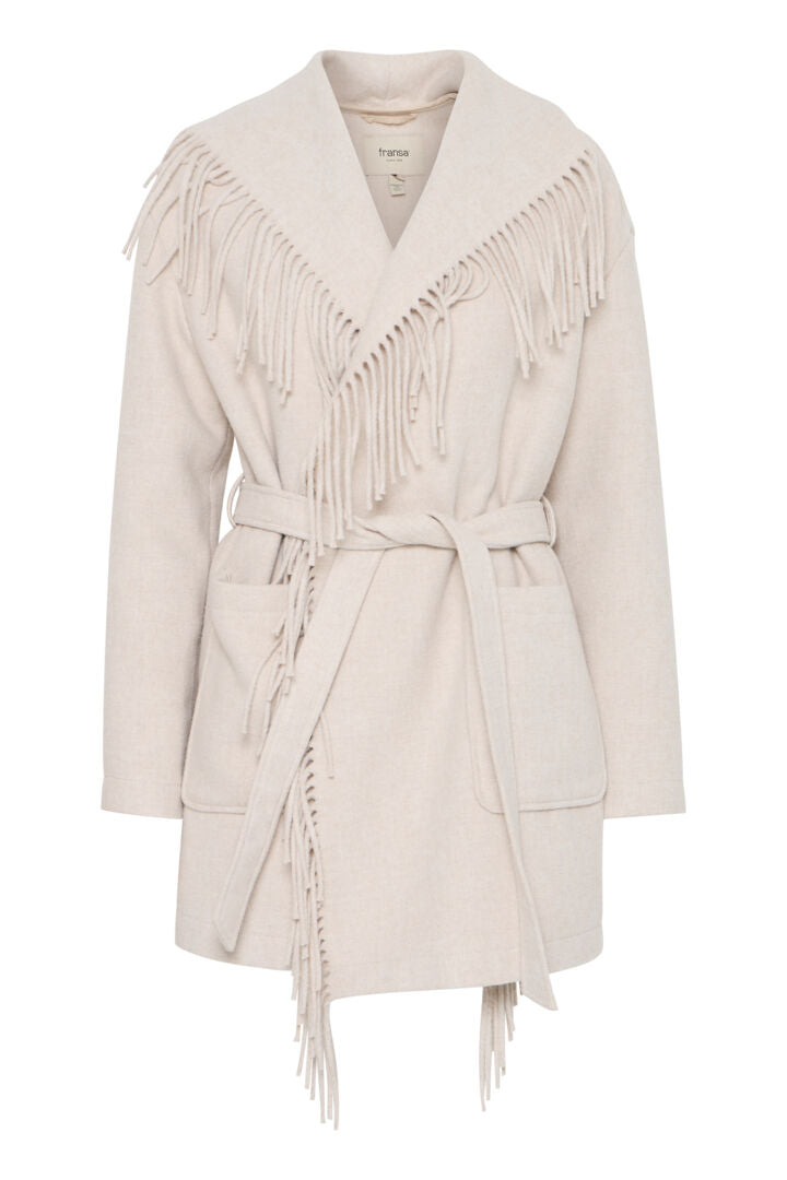 Fransa Angelina Fringed Jacket