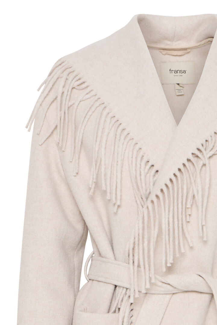 Fransa Angelina Fringed Jacket