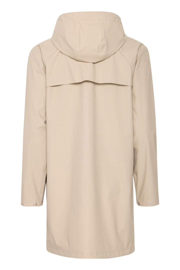 ICHI Tazi Raincoat - Doeskin