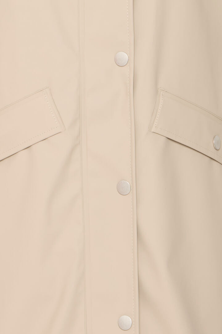 ICHI Tazi Raincoat - Doeskin