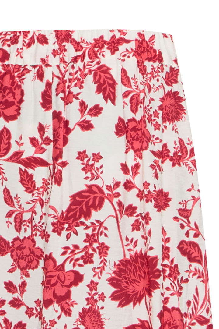 Fransa Hita Skirt - Teaberry Mix