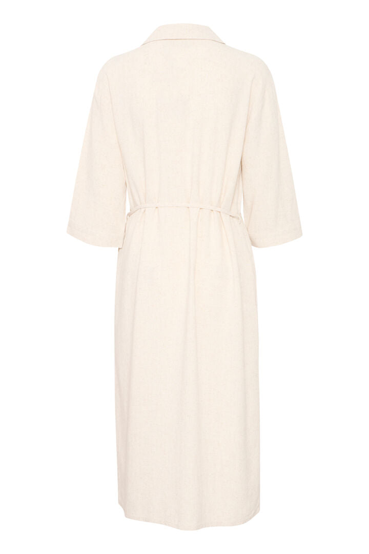 Fransa Atel Dress - Whisper White