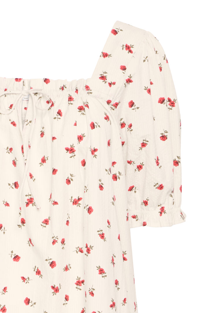 ICHI Rosey Dress - Geranium Flower