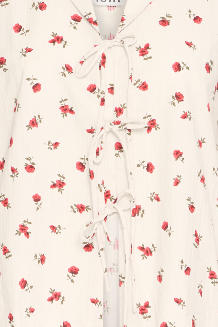 ICHI Rosey Shirt - Geranium Flower