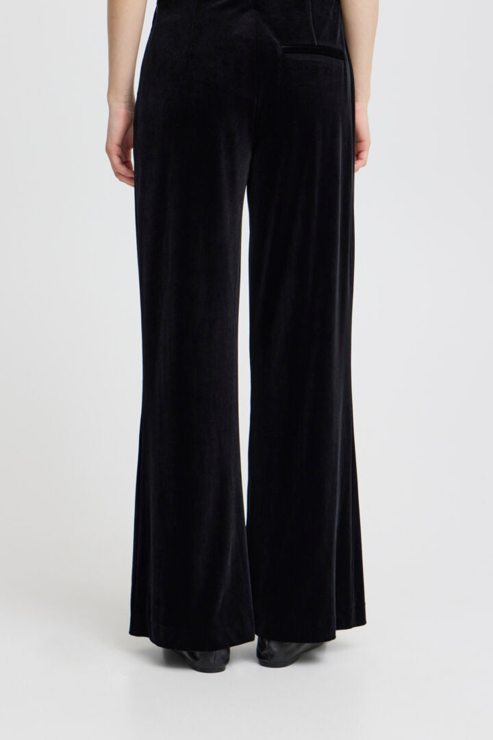ICHI Velvetty Pants - Black