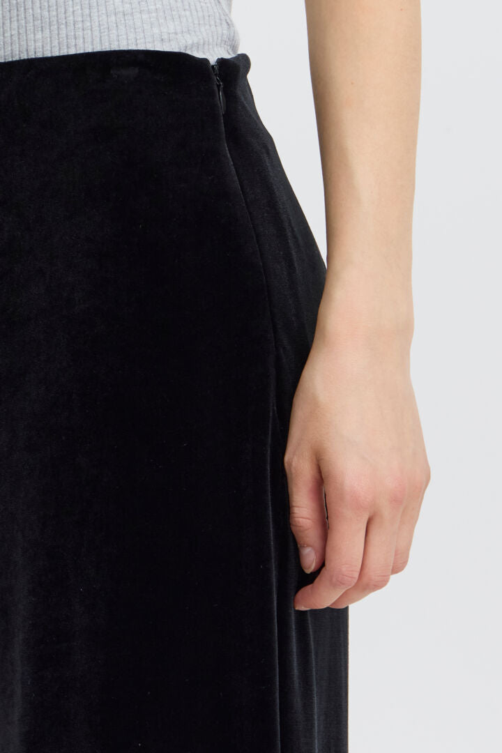 ICHI Velvetty Pants - Black