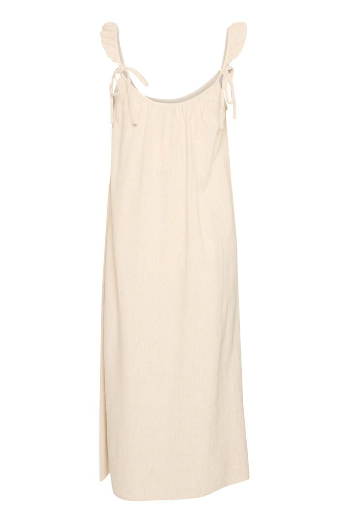 ICHI Tacita Dress - Sandshell Melan