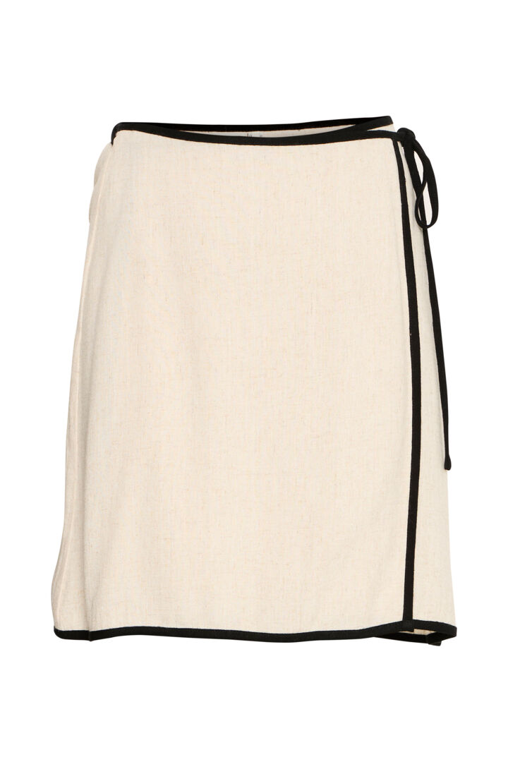 ICHI Tacita Skirt - Sandshell Melan