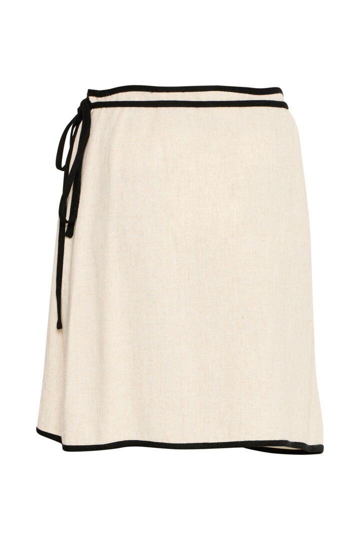ICHI Tacita Skirt - Sandshell Melan