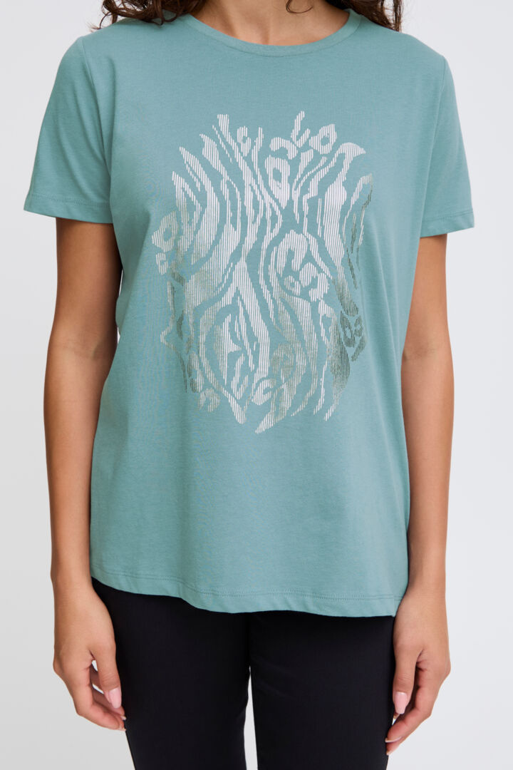 Fransa Valentina Tee - Bluestone