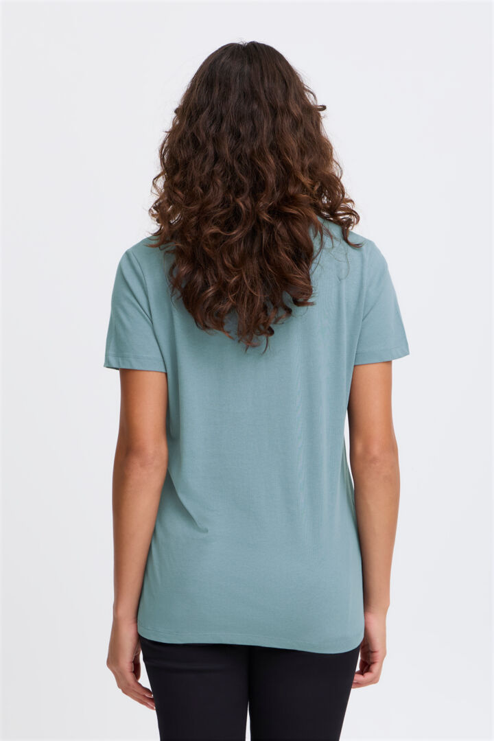 Fransa Valentina Tee - Bluestone