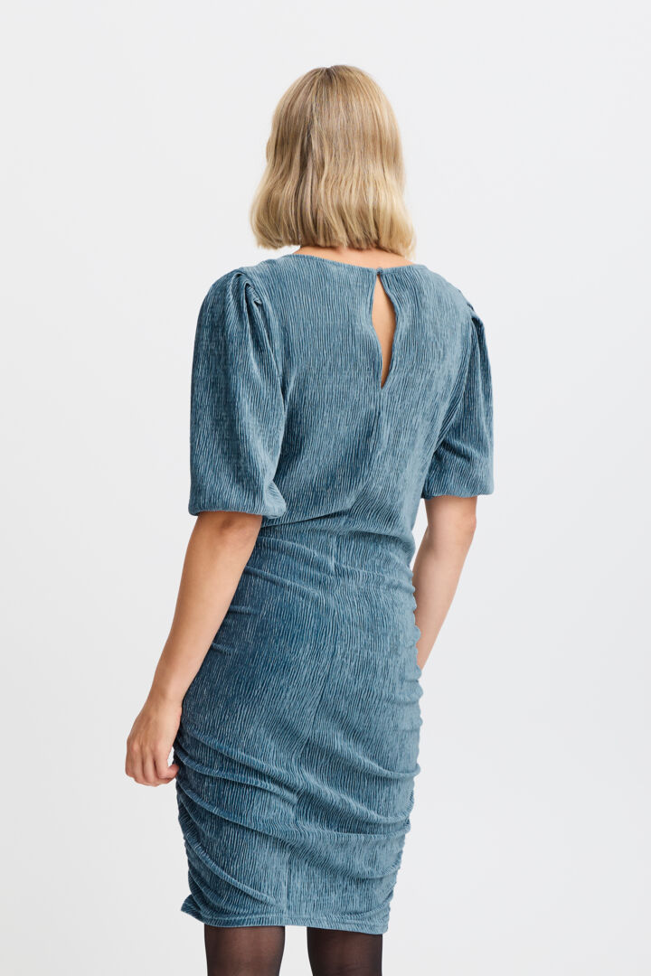 Fransa Calista Dress - Bluestone